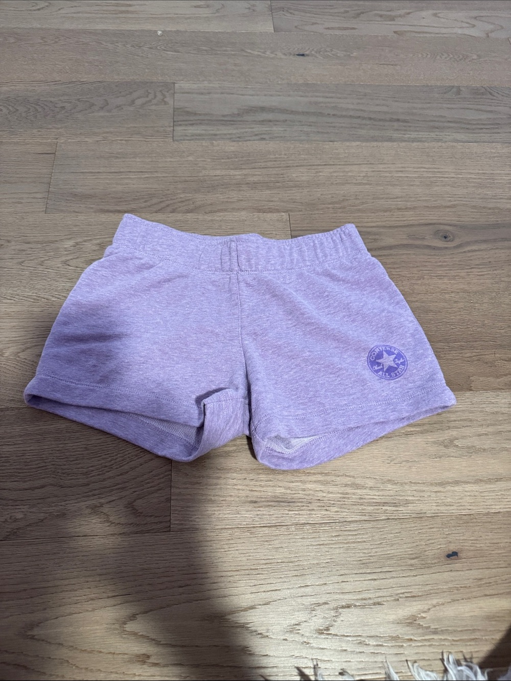 Converse Lilac Girls' Shorts with Logo